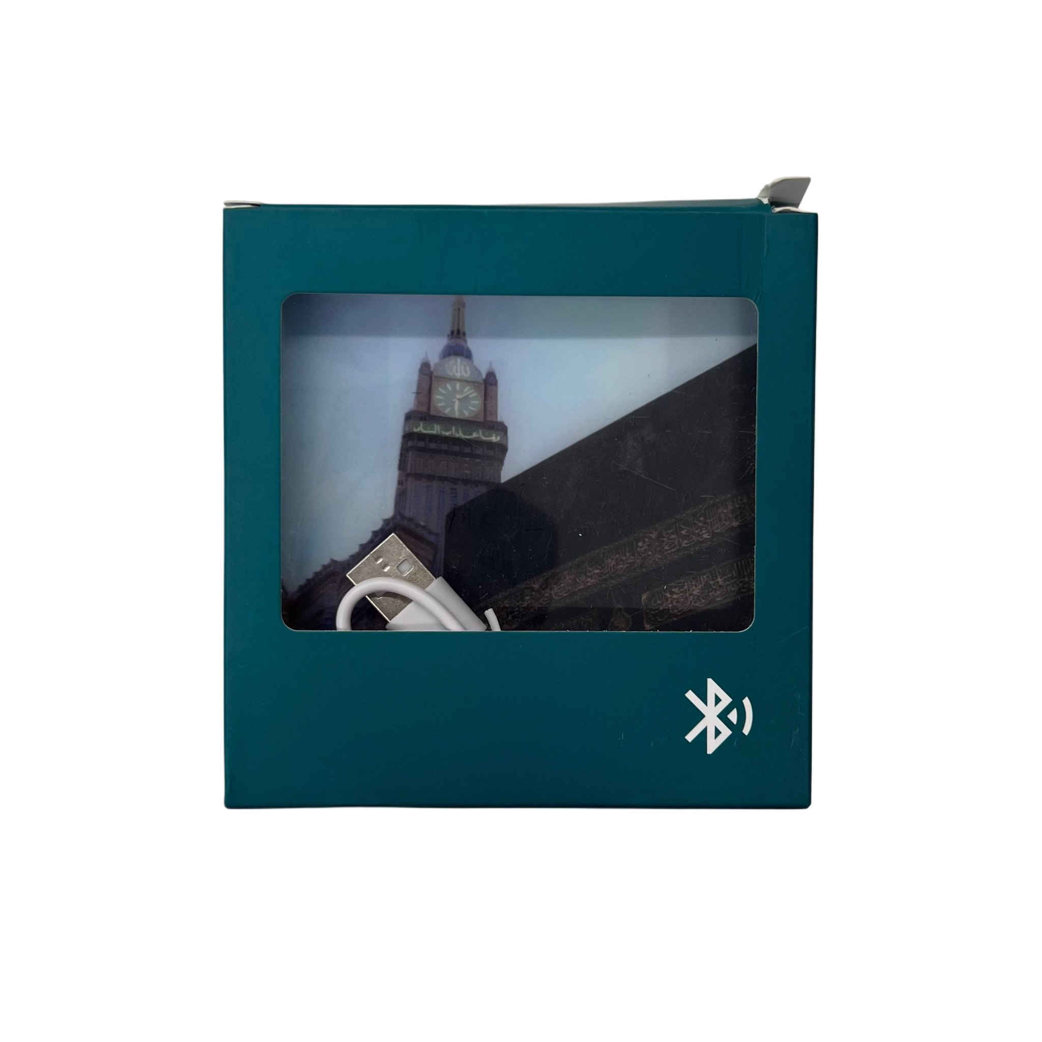 مشغل قرآن إلكتروني محمول مع بلوتوث – تصميم مربع سعر ((15الف))تواصل واتساب***********

مشغل قرآن إلكتروني محمول بتصميم أنيق ومربع، مخصص لتشغيل التلاوات الصوتية، مع دعم البلوتوث وبطاقة الذاكرة SD، مناسب للاستخدام اليومي في المنزل أو أثناء التنقل.

 • يدعم الاتصال عبر Bluetooth 

 • تشغيل التلاوات الصوتية المخزنة على بطاقة SD.
 
• تصميم مربع صغير مع حلقة إضاءة دائرية خضراء في الواجهة.
 
• يحتوي على مؤشرات ضوئية LED جانبية لعرض حالة التشغيل.
 
• زر تحكم مدمج في الواجهة للتشغيل والتنقل.
 
• يعمل ببطارية داخلية قابلة لإعادة الشحن عبر كابل USB.
 
 • التخزين: بطاقة SD 
 • منفذ الشحن: USB (كابل مرفق )
 • الشكل: مربع
 • مؤشرات: أضواء LED جانبية
 • مصدر الطاقة: بطارية داخلية قابلة للشحن

محتويات العلبة
 • مشغل قرآن إلكتروني محمول
 • كابل شحن USB
 • دليل استخدام مطبوع
