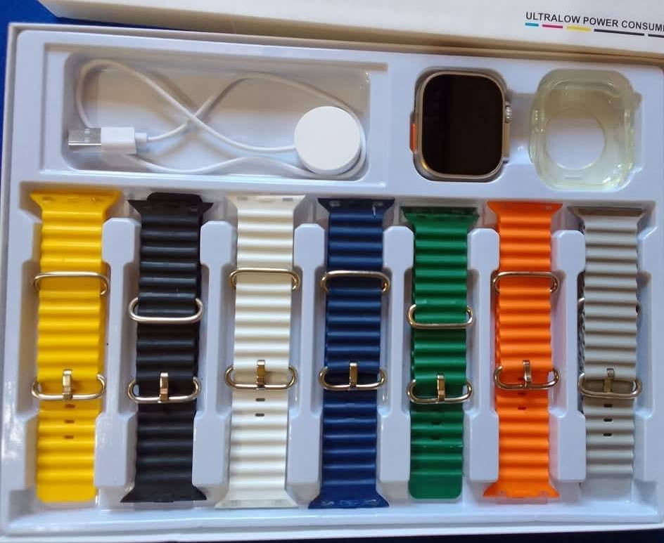 هذه ساعة ذكية T800 Ultra 2.
تأتي مع 7+1 أربعة أشرطة قابلة للتبديل.

تتميز بشاشة كبيرة بحجم 2.19 بوصة.

مزودة بتقنية البلوتوث.

متوافقة مع أجهزة Android و iOS.

تستهلك طاقة منخفضة للغاية
اخر قطعة  واتساب ***********
