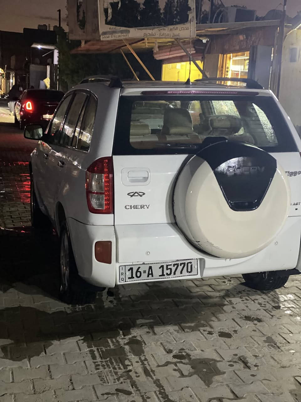 السلام عليكم ورحمة الله وبركاته سياره شيري تيكو موديل ٢٠١٣ من الأخير جاهزه حته من البرغي وهستوها صاعده هزه ونحجي حك الله بس نقص غاز للتبريد غير هذه مابيه حداديه ١٠٠٪؜ خياسات مابيها كبرها وتنميرها حلو مكينه نضيفه جاهزه من كلشي مكان السياره الديوانيه مركز رقم التليفون  ***********
السعر (٦٠) وبيها مجال وبيكم خير وتدللون
