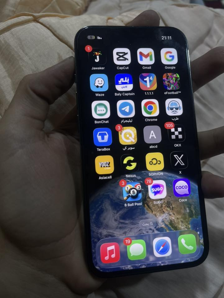 ايفون 13 برو فقط ذاكره 128 بطاريه 74 ما يصرف وما مفتوح ولا يعبر هوه جديد شخط واحد مابي سعره 440 الف معه كفر وكيبل


**إذا كنت صاحب هذا الإعلان وتريد حذفه لأي سبب، رجاءا أرسل رسالة إلى الدعم الفني**