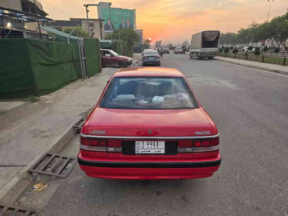 مازدا ٦٢٦
(السعر٥٥)
كير اوتوماتيك
رقم نينوى مميز 
تبريد +تدفئة 
صبغ حزام جمالية
محرك٨ولف مرغوب
كهربائيات شغالة طخم امامي خلفي جديد
***********
