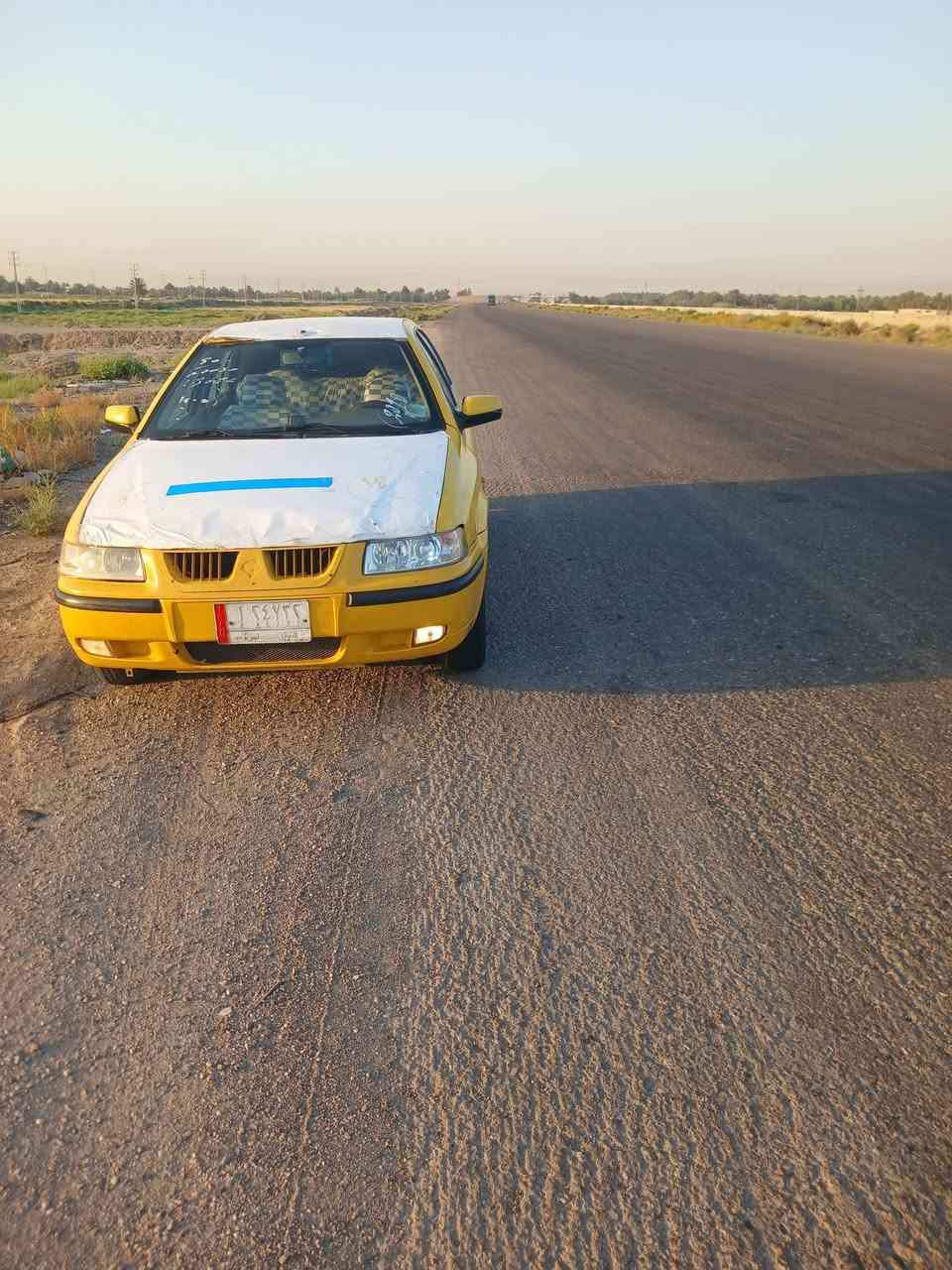 سلام عليكم سياره لبيع سمند موديل ١٠ تخم تاير حداديه تبريد بس المكينه كايمه
كير مكفول سعر ٢٥ وبيها مجال حك الجيه المكان الدوانيه قضاء الشاميه ***********
