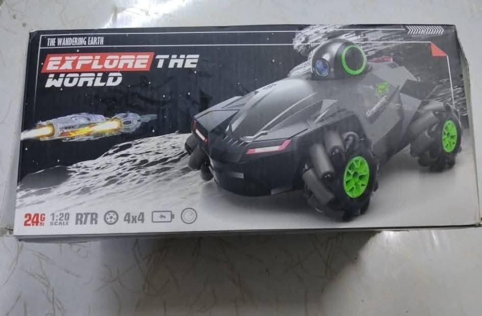 سيارة احترافية 
بيها مميزات كثيرة 
تنربط على الموبايل 
تحكم عن بعد بواسطة ريمونت 
مزودة بكاميرة واي فاي بتقنية HD FPV
الكاميرة تفتر 120درجة
والعدسة مفلترة
تصور بزاوية 90درجة
السيارة تدور 360درجة بثباتية عالية بدون تزحلق 

ومميزات اخرى
الفديو يوضح مميزاتها وسرعتها والكاميرة  
امزون اوربي الاول القديم 
السعر 40الف 
ومتوفر توصيل لجميع المحافظات 
اهلا وسهلا بالجميع


**إذا كنت صاحب هذا الإعلان وتريد حذفه لأي سبب، رجاءا أرسل رسالة إلى الدعم الفني**