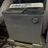 غساله مستعمله قليل جداً جديده تغسل بطاطين هم سعرها 125 المكان حي الجها...