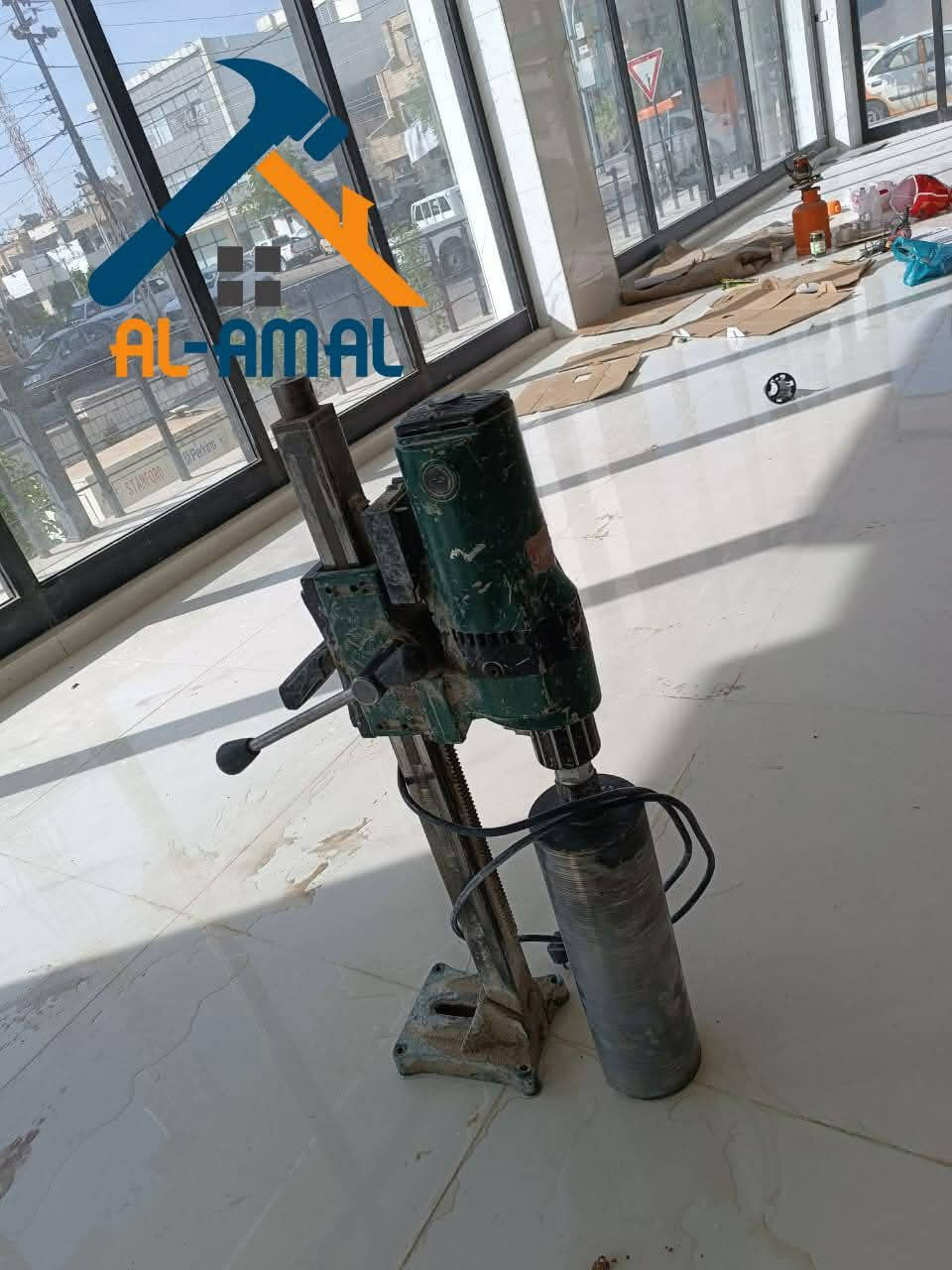 🔨 خدمات تثقيب السقوف والجدران 🔩
هل تحتاج إلى تثقيب سقف منزلك أو جداره؟ لا تقلق، لدينا كل ما تحتاجه لإنجاز المهمة بكفاءة ودقة عالية.
يتوفر لدينا كور بأحجام متنوعة تناسب احتياجاتك، بدءًا من 10 انج وصولاً إلى 20 ملم

تعتمد خدماتنا على فريق من الخبراء المهرة الذين يجيدون استخدام الأدوات والتقنيات المتقدمة. سنضمن لك عملية تثقيب سهلة وسريعة بدون إحداث أي ضرر للمنزل.
احصل على النتائج المذهلة التي ترغب فيها واستمتع بالمرونة والدقة التي توفرها خدماتنا. 

قطع سقوف وأرضيات وشوارع وجدران بأنواعها, فريق متخصص ومهني, جودة عالية وأسعار مناسبة

#مكتب_الأمل
‏‪0750 142 1176‬‏‬
‏‪***********

🛠️ 🏠 🛠️ 🏠 🛠️ 🏠 🛠️ 🏠 🛠️ 🏠 🛠️ 🏠
#مكتب_الأمل  #تقشيط_جدران  #تثقيب_سقوف_وجدران #هدم #قطع_سقوف_وجدران
