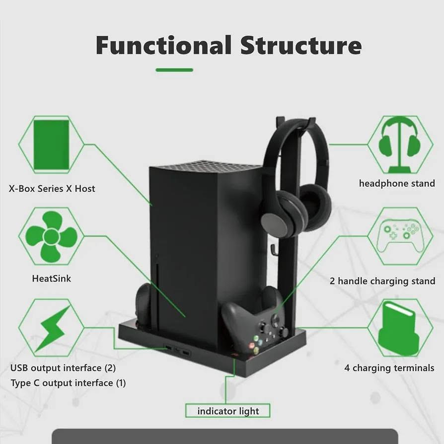 السلام عليكم
حامل تبريد متعدد الوظائف لجهاز Xbox Series X من ماركة Lictin.يتضمن القاعدة أربع مراوح لتسريع تبديد الحرارة وقاعدة شحن مزدوجة لأجهزة التحكم.يحتوي الصندوق على ملحقات إضافية مثل حامل لسماعة الرأس ومحولات شحن البطارية
السعر 30 الف


**إذا كنت صاحب هذا الإعلان وتريد حذفه لأي سبب، رجاءا أرسل رسالة إلى الدعم الفني**