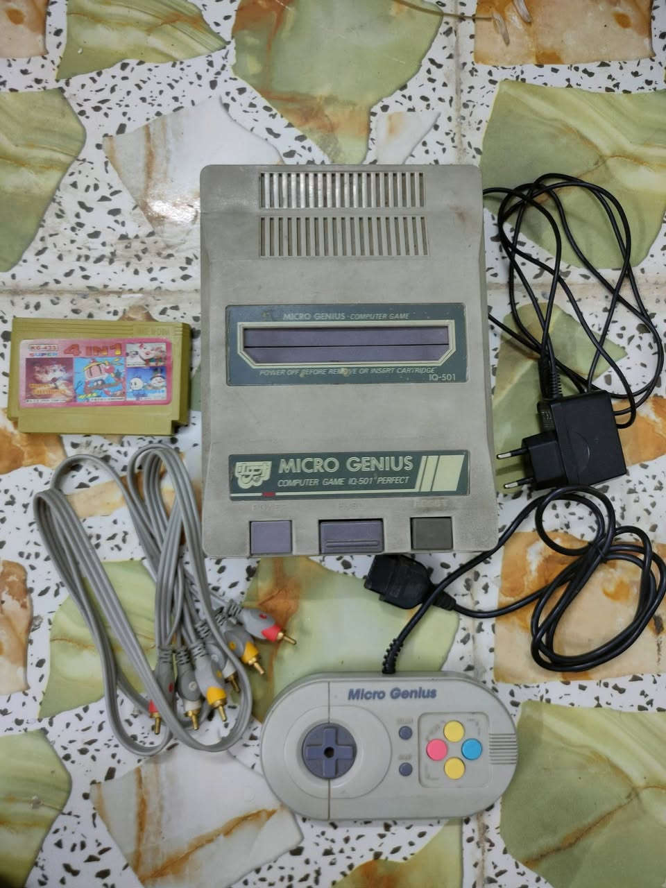 جهاز Micro Genius  اصلي تايواني خارطة انتكريت يشغل اصلي وتجاري هذا الجهاز هو استنساخ (Famiclone) لجهاز Nintendo Entertainment System (NES) السعر 65 الف ويوجد توصيل لجميع المحافظات.


**إذا كنت صاحب هذا الإعلان وتريد حذفه لأي سبب، رجاءا أرسل رسالة إلى الدعم الفني**