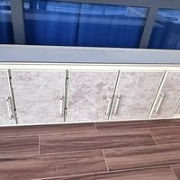 كاونتر معلق 3.5 متر حرف L اخو الجديد السعر 150 الف وبي مجال العنوان بغ...