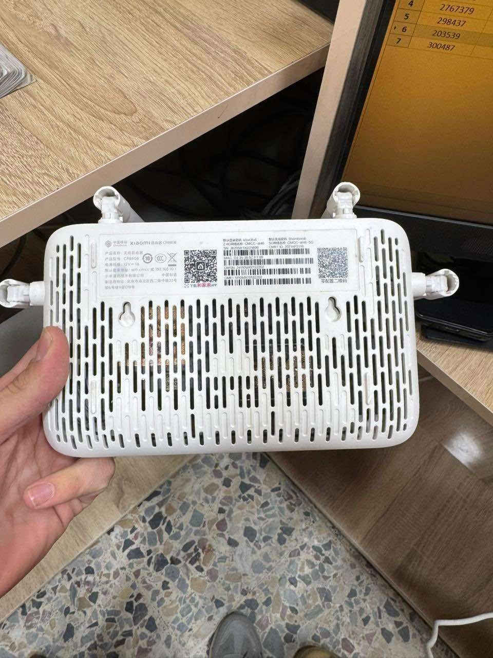 راوتر شاومي ax3000
نسخه open wrt
Open source 
وليس snapshot 
يعني تكدر تنصب برامج براحتك 

يتوفر توصيل لجميع محافظات العراق


**إذا كنت صاحب هذا الإعلان وتريد حذفه لأي سبب، رجاءا أرسل رسالة إلى الدعم الفني**