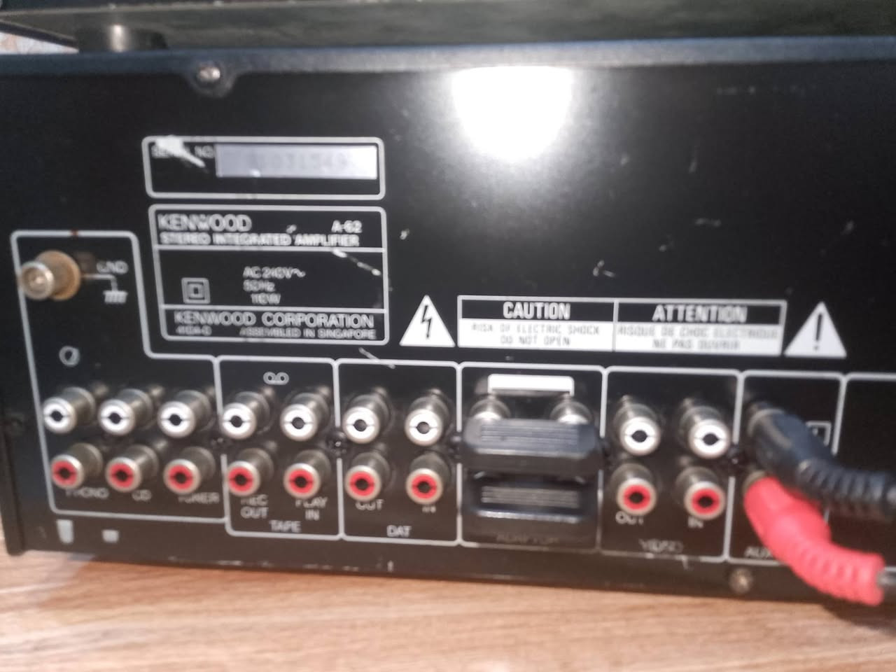 السلام عليكم من رخصت جناب الادمن مكبر صوت قوي مع كوايلايزر من شركة كنوود حجم كبير عملا ق نظافه 100 بال100 صوت ضخم وجدا نقي ياباني المنشأ 220 فولط لم يدخل تصليح لاستفسار .بصره القبله منطقة ال4 تالاف مقابل المدرسه الايرانيه نقال *********** يوجد وات ساب او *********** السعر النهائي 150 الف ...
