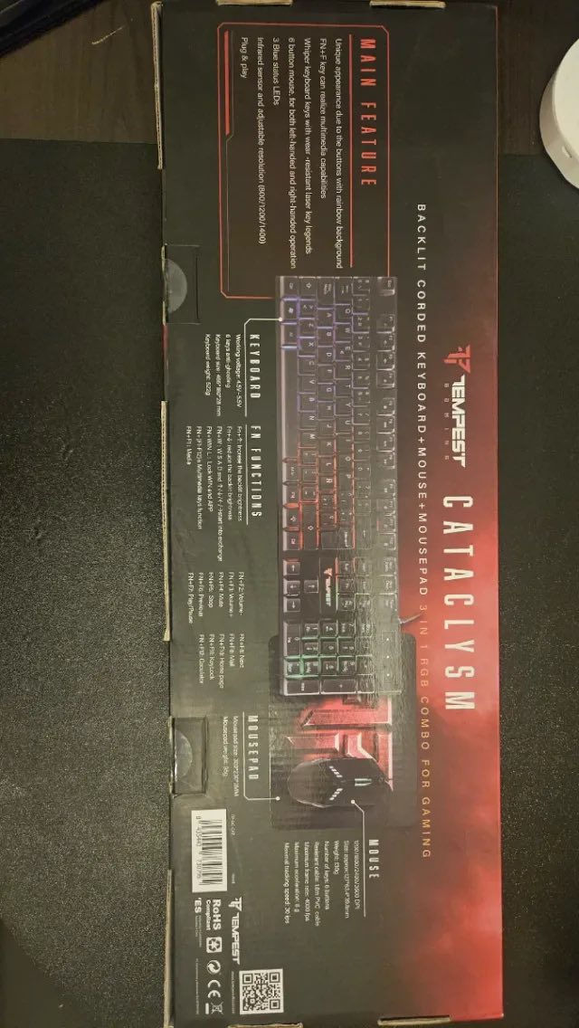 كيبورد ميكانيك  RGB +ماوس RGB +ماوس باد.
15 الف. 20 مع التوصيل


**إذا كنت صاحب هذا الإعلان وتريد حذفه لأي سبب، رجاءا أرسل رسالة إلى الدعم الفني**