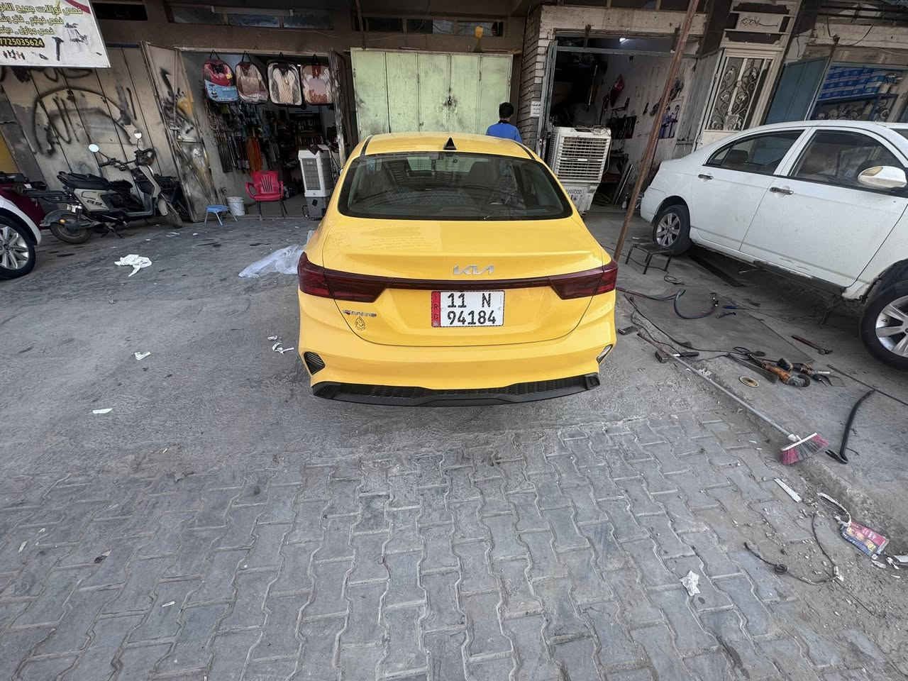 سلام عليكم كيا فورتي موديل 2022بسمي كاملة بدون اي نقص منضومة غاز تخم تاير بطارية جديدة وهاي صور الحادث بل منشور بيع فقط بدون مراوس سعر 135وبيهة مجال هاذ رقمي ***********مكاني بغداد المشتل  نص مواصفات
