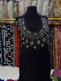 قماش كشمير • ستراس لامع • تفصيل فساتين