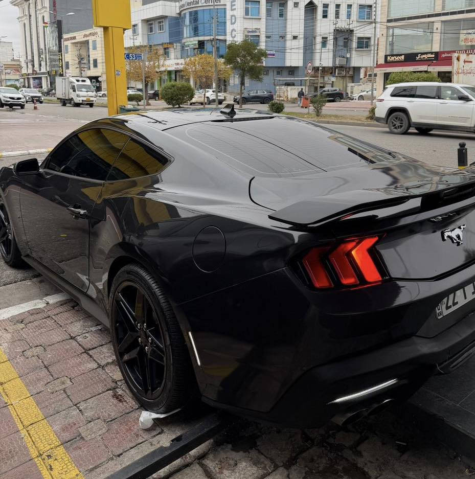 FORD MUSTANG / 2024 / EcoBoost
(Active exhaust 4)
     ( 1FA6P8TH4R5111520 ) رقم الشاصي
                         (كتاب تضليل📌)
                           (مواصفات)
الكاميرا الخلفية
مستشعر وقوف
تدفئة المقاعد
مثبت السرعة
مرايا جانبية كهربائية
شاشة
مراقبة النقطة العميا
التحكم التلقائي في درجة الحرارة
نظام فرملة الطوارئ
2 وسادة هوائية
المصابيح الأمامية ليد
إنارة محيطية
أبل كاربلاي
التشغيل عن بعد
أندرويد أوتو
شاحن لاسلكي
الكانتارا
كشافات ضباب
ذاكرة المقعد
وضع القيادة
تحذير مغادرة المسار
نظام مانع السرقة
التحكم الإلكتروني في الثبات
تحذير من الاصطدام الأمامي
( بدون ايرباكات )
مكان السياره أربيل 
( اللوحة أربيل خصوصي )
(11,200) mi
للتواصل رقم الهاتف - ***********
