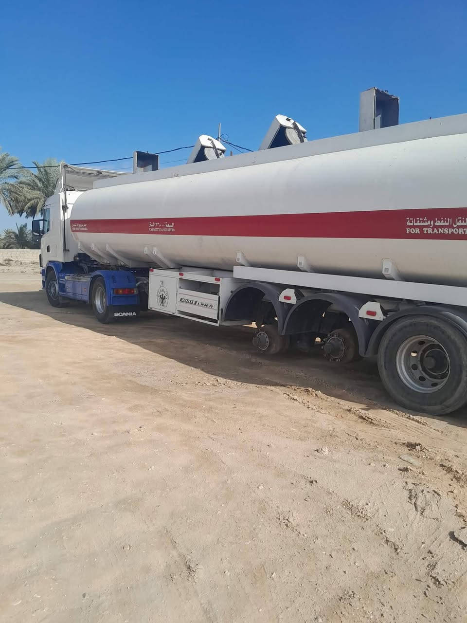 سلام عليكم للبيع سكانيه صهريج موديل ٢٠٠٣ ريتايدر تبريد مكينه ٦ ١٢٤  /٤٢٠ مكينه كير شاصي قماره كفاله عامه تانكي حازم موديل ٢٠١٧ بدون تكيال تريد بس راس تريد راس ورعربه هم يرهم سنويه هزه أرقام كله جديد السعر ٢٥٠ وبيه مجال العنوان بابل القاسم الاتصال على الرقم ***********
