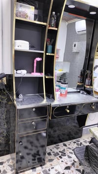 معدات صالون حلاقة • نظافة 90% • الابراهيم النجف