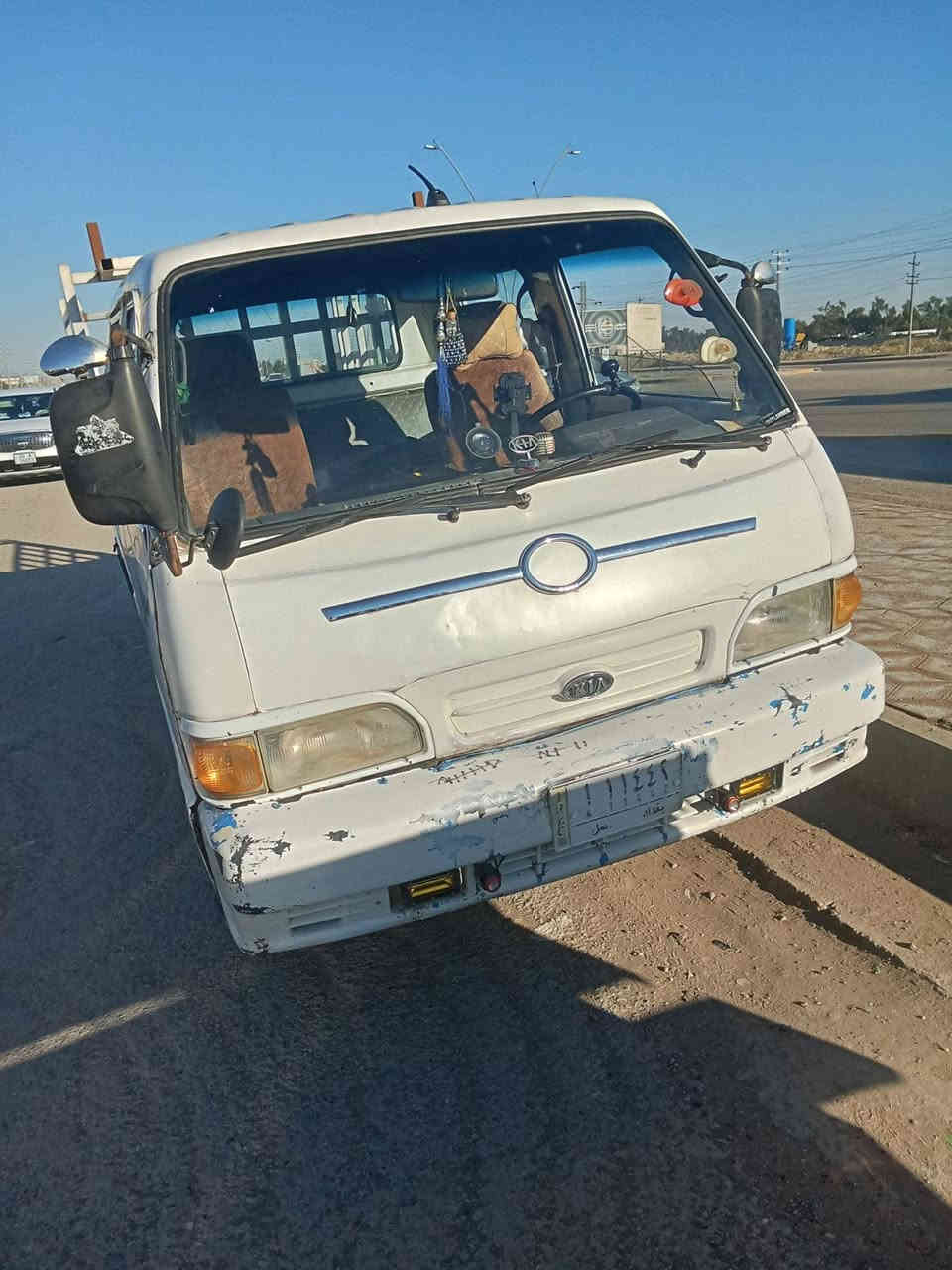 سلام عليكم كيا بنكو 1996 سياره جاهره وخيرمن الله شواصي كفاله تخم تاير جديد السعر 57 وبيه مجال بسيط المكان ديالى بعقوبه 
***********
