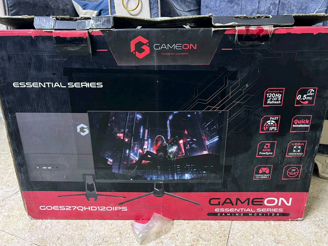 شاشة كيمنك مواصفاتها:  



شاشة GameON Essential Series

الموديل: GOES27QHD120IPS

* الحجم: 27 إنج
* دقة العرض: QHD (2560×1440)
* نوع اللوحة: Fast IPS
* معدل التحديث: 120Hz (Overclock)
* زمن الاستجابة: 0.5ms (MPRT)
* تقنية المزامنة: AMD FreeSync
* منفذ HDMI 2.1: نعم (Console Ready)
* دعم حامل VESA: 100×100 مم
* زاوية الرؤية: 178°
* سهولة التركيب: Quick Installation 

شاشة جديدة فول مواصفات السعر 225 حك الجية مكاني بغداد الحسينية الراشدية
الرقم ***********