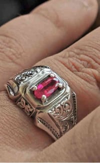 خاتم ياقوت أفغاني نوادر غير معالج غير مسخن خاتم ياقوت أفغاني غير معالج...