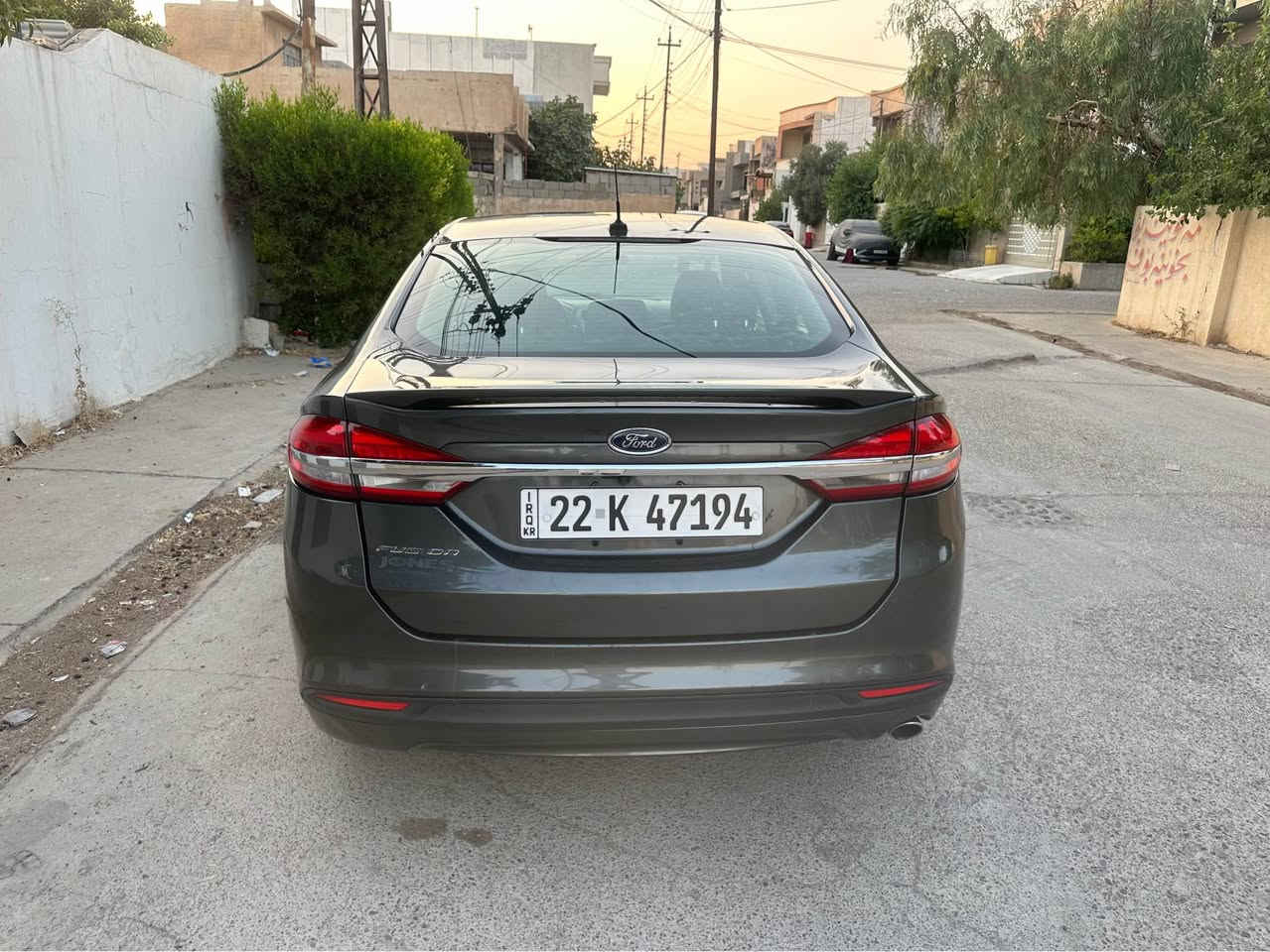 فورد فيوجن موديل 2017 مواصفات SE لون نفطي حجم محرك 2.5 بدون تيربو   المرغوب كير محرك مكفول شرط لا صرف ولا بخار موصفات السيارة معروفه مثل 
تشغيل بصمه
كير ماوس 
تحديد سرعة 
هندبريك بصمه
بكلايت ليد 
لايتات زينون
شاشه بلوتوث تبريد لمس 
سياره جاهزه تبريد شغال تايرات جديد كهربائيات كامل بدون نواقص سنويه جديد دفتر بانزين بي شرط تحويل ظرر السياره 5 قطع صبغ سياره كولش حلوه سياره شبر تعديل بارد مابي شرط بدون دواخل بدون شاصي بجم كبس كول عل بلادي  صندوك كبس سياره ماشي 140مايل حقيقي سيارة جديد مكان السياره كركوك سعرالبيع (98$) بي مجال 
*********** 
*********** كركوك, العراق
