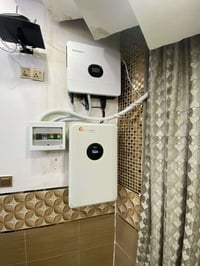 منظومة شمسية • ألواح لونجي 615W • بطارية فيليستي 5kW