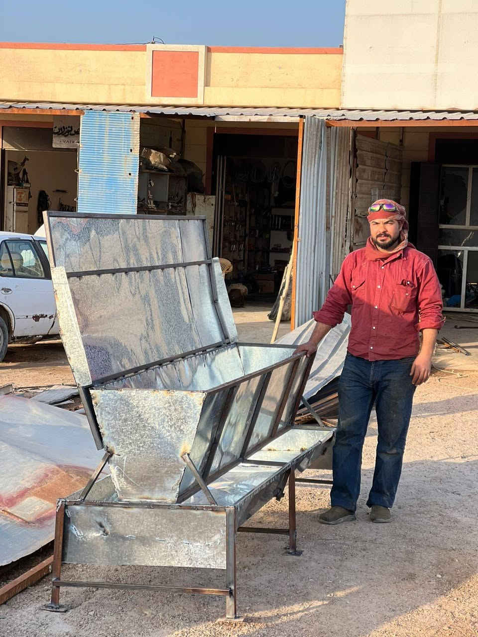 حدادة سيف نسيم
جوابي علف + معالف مشبك يرهم حشيش و علف + جوابي ماء

عنوان الفلوجة النساف قرب جسر البعلوان اي استفسار موجود خاص + واتساب + اتصال ***********

الفلوجة النساف قرب جسر البعلوان 👉 👉

توصيل بغداد و المناطق القريبه عل انبار حسب الكميه توصيل مفرد ما عندي والتوصيل عل مشتري
