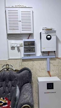 منظومة شمسية • انفيرتر 6.2kW • بطارية 10kW