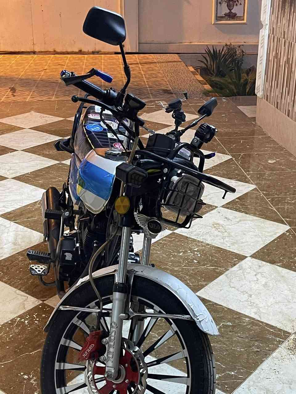 بسم الله الرحمان الرحيم  رمضان كريم عليكم             دراجه سونلك للبيع موديل ٢٤محرك 150دراجه ماشالله عليها نشطه وناعمه سعر دراجه ٩٠٠ وبيها مجال حك جيتك رقم تواصل ***********
