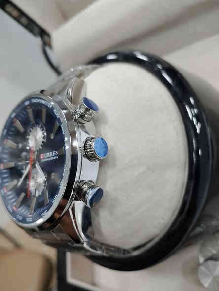 ساعة CURREN
ضد الماء 
جميع السناتر شغاله 
بسعر 30 ألف 
يوجد توصيل لجميع المحافضات 🛵 
***********
