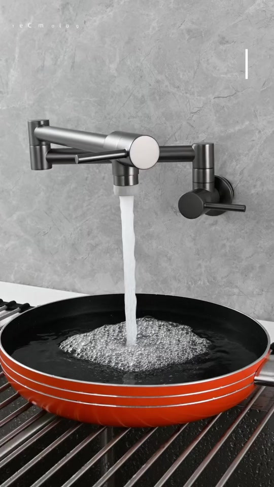 "انقل مطبخك لمستوى ثاني من الفخامة! ✨" صنبور (Pot Filler) بتصميم انسيابي واربع الوان ساحرة  صنبور المطبخ الجداري يوفر لك راحة وسهولة تعبئة القدور بغداد - العطيفية - قرب جامع براثا - مقابل محطة الوقود - داخل بناية بغداد مول 📍 ☎️[***********-***********] تتوفر خدمة توصيل ✅

