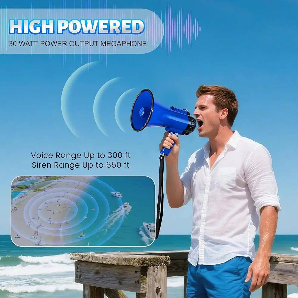 مكبر صوت محمول بقوة 30 واط من لاودمور، صفارة إنذار وتسجيل 240 ثانية مع التحكم في مستوى الصوت وحزام (أزرق)
يعمل بالبطاريات
السعر ١٠


**إذا كنت صاحب هذا الإعلان وتريد حذفه لأي سبب، رجاءا أرسل رسالة إلى الدعم الفني**