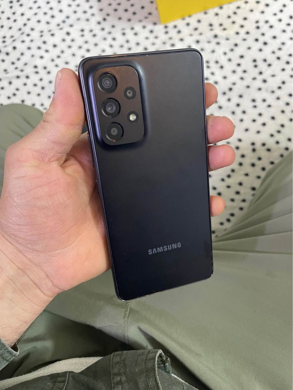 Samsung a53 5G
Zakire 256gb
Ram 8 
Loka nakrawaya 
Bashart nrxi 170 hazar hawler maqamala kam 
*********** أربيل, العراق
