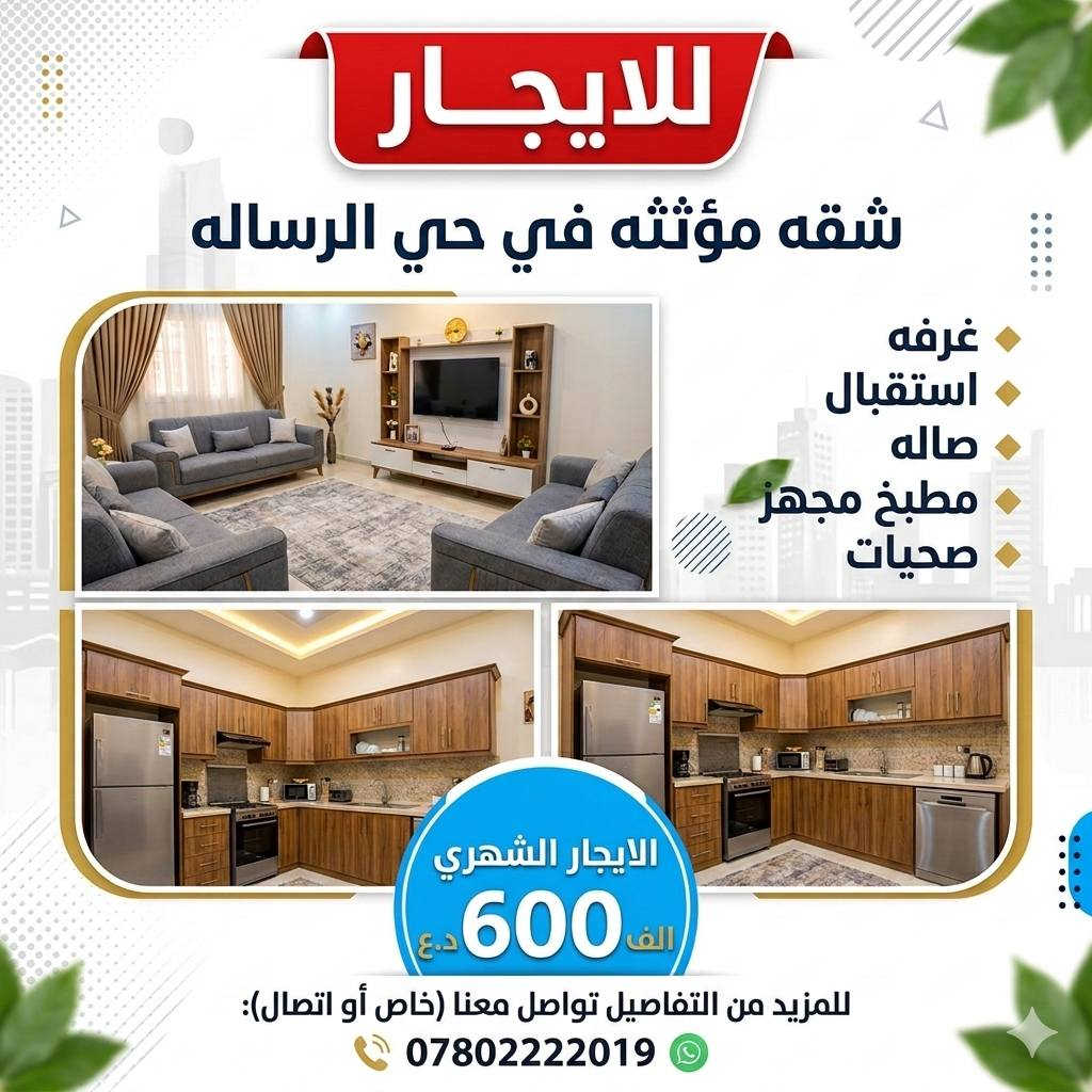 مجموعه عقارات للايجار
