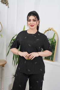 تراك نسائي • قماش ستراس • مقاسات L-XXL