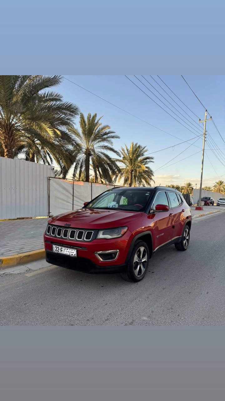 جيب كومباس 2018 لمتدد فول مواصفات توكلر  قمارة سوده 
السيارة بدون حادث بدون ضرر بيها سرقه بنيد فقط ومبدل باقي كفالة مواصفات بصمة كشنات جلد بالكامل كهرباء تدفئة فورويل دبل اكزوز اشاير بالمري شاشه كبيرة ويل حجم 18 سايد بريك بصمة لايت زنون ابو العدسة تشغيل عن بعد  توقف وتشغيل ذاتي محرك 2.4 جديد كير جديد حدادية تخم تاير تبريد ثلج ربع ماتصرف عليه من كل النواحي جاهزة رقم اربيل تحويل ثاني يوم السعر 130 ورقه وبيها مجال وكلشي اكو بالسوك بس السيارة بدون حادث بدون ضربه تعتبر كلين  للاستفسار ***********
