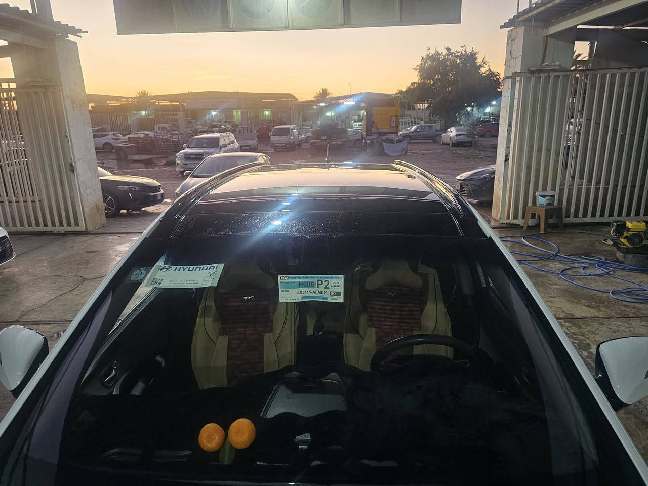 سنتافي موديل 14 خليجي فول بانوراما مكفولة من الصبغ السعر 168$ رقم الهاتف *********** مكان السيارة سامراء مرقد الامامين
