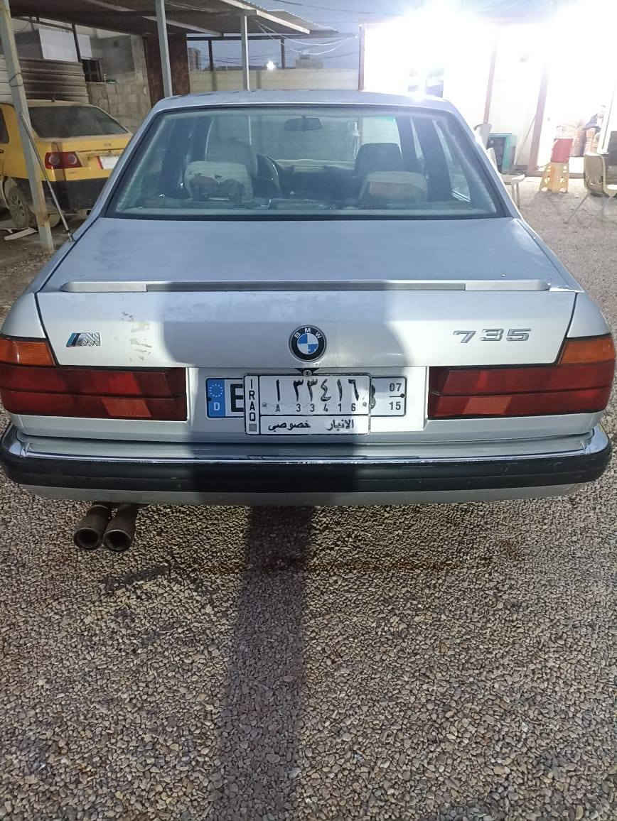 بي أم  ٧٣٥ بدون صبغ المحرك بدايت ضعف قليل جدا موديل ٩١ اصل صدر جديد داخل جديد  كير جديد مكان الانبار هيت تحويل مباشر  الاتصال علا هاذا الرقم مكلف بلنشر      *********** السعر ٤٠ وبيه مجال للشراي الجاب
