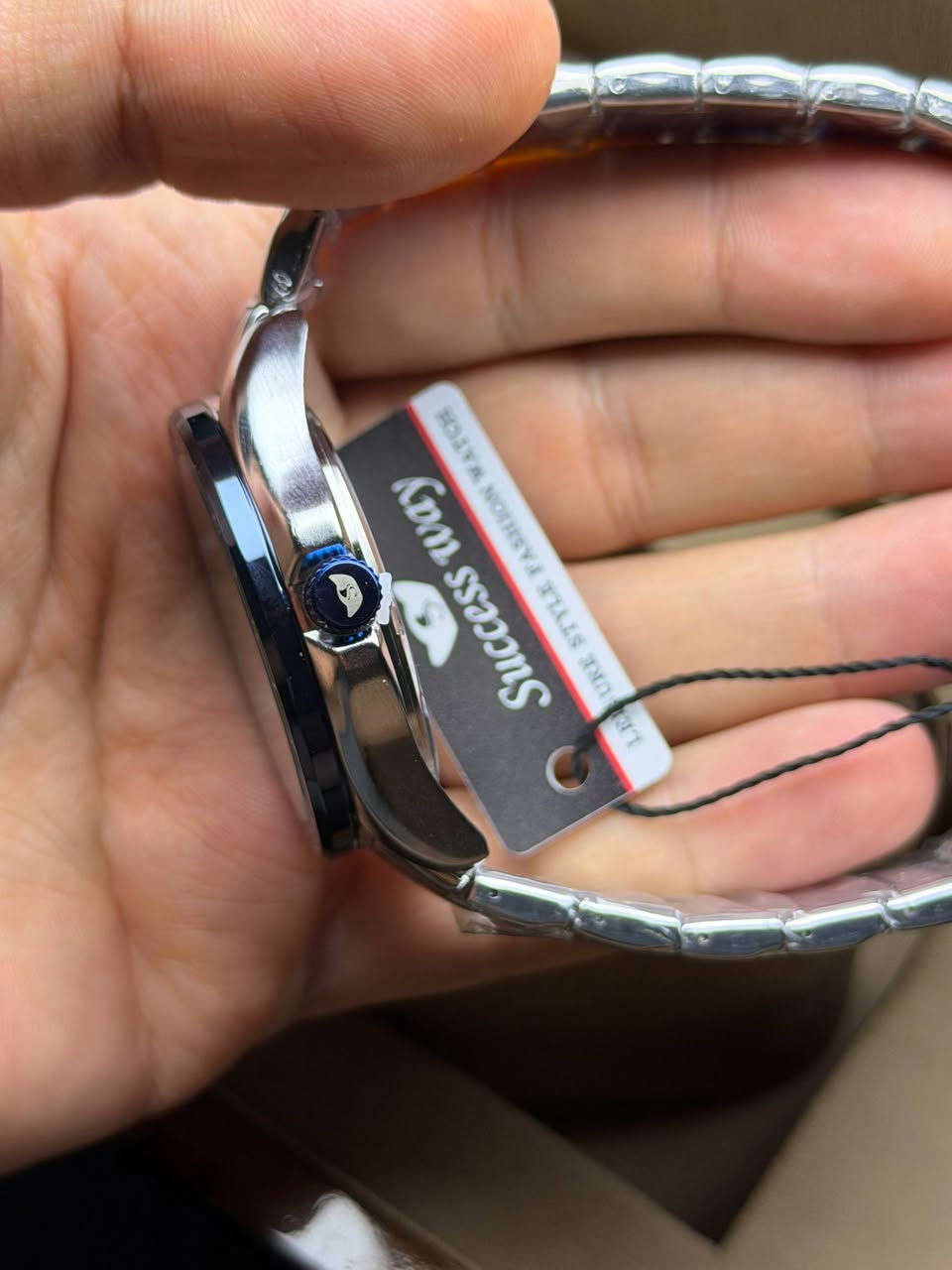 Success way 
اصلي ماكنة ياباني ضمان سنة 
مينا مميزة امواج 
ارقام واميال لامينوس فسفوري 
نافذ يومي شهري 
ستانلس ستيل 
قفل فراشة 
مقاومة للماء 30 متر

20 الف على اول تم

BVLEaErDBjFiTgpwkT


**إذا كنت صاحب هذا الإعلان وتريد حذفه لأي سبب، رجاءا أرسل رسالة إلى الدعم الفني**