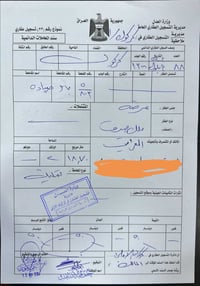 اعلان قطعة أرض طابو للبيع المساحة 70. 218 متر العنوان الصيادة خلف مكتب...