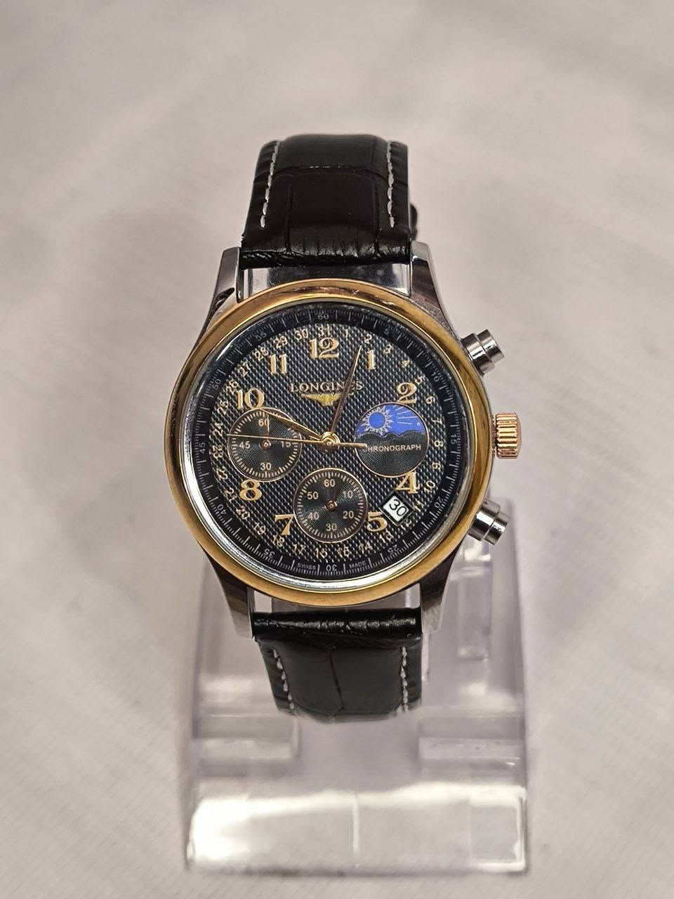 لونجين Longines وارد اوربي
تحفة فنية
مصصمة لطيارين و الضباط
مكينة كوارتز ناعمة تعقيدة كونكراف ( جميع سناتر شغاله)
ميناء مميزة ( محببة) مزودة بمنفذ تاريخ 
نظام شمسي قمري☀️🌑
زجاج معدني ضد الخدش 
مقاومة ماء وغبار 
سير جلد 
القطعة مختمة بالكامل
نظافة 97% 
قفل فراشة 

⚠️ملاحظة متوفر قطعة واحدة فقط 

السعر :- 30 الف ع اول تم 
للحجز والاستفسار يرجى مراسلة الصفحه


**إذا كنت صاحب هذا الإعلان وتريد حذفه لأي سبب، رجاءا أرسل رسالة إلى الدعم الفني**