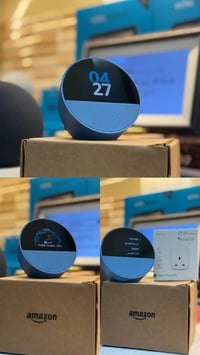Alexa echo spot اليكسا ايكو سبوت لغة عربية - ضمان 3 اشهر ويا كل جهاز ب...