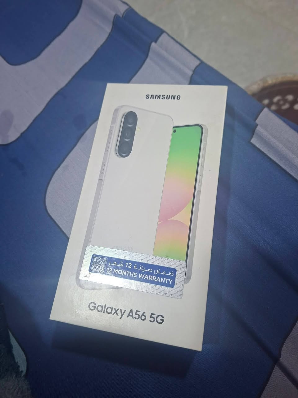السلام عليكم سامسونج a56 للبيع  لون كريمي جهاز نظافة 100% مكفول من كلشي ذاكره 256 وعشوائية 12وغراضه كامله السعر 400 قفل مكاني بغداد رقمي ‏‪0775 568 3453‬‏
