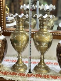 زوج مزهريات • ٣٧سم • انتيك