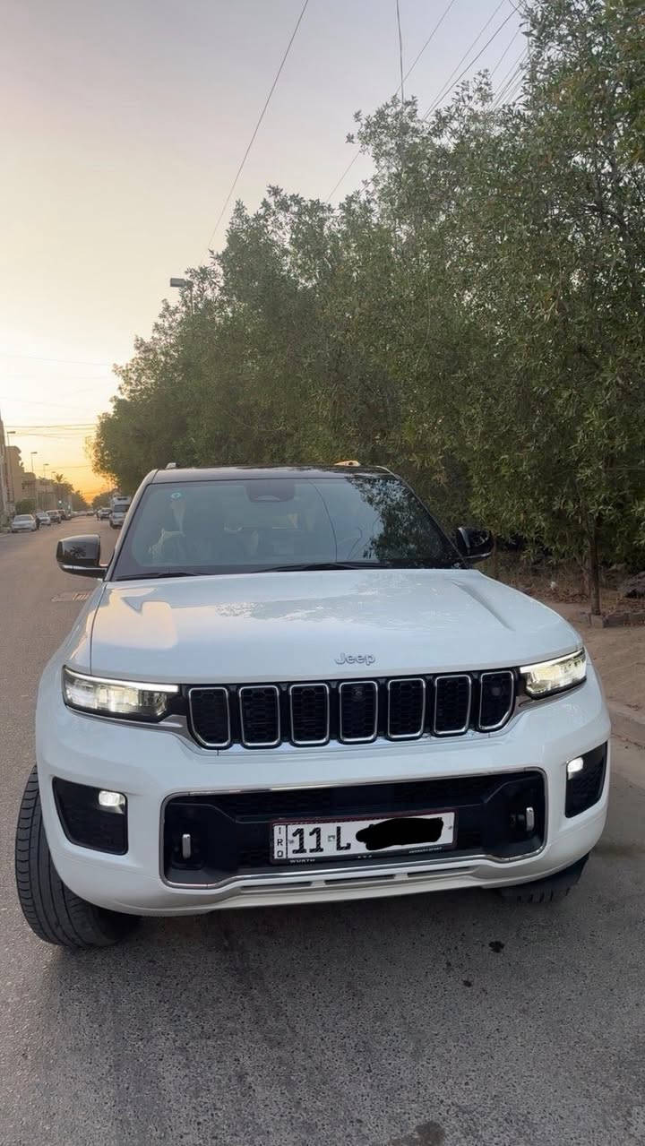 🚘 للبيع | جيب جراند شيروكي أوفرلاند 2024
▪️ وكالة هارلم  
▪️ اللون: أبيض تو كلر  
▪️ مغلفة بالكامل بطبقة حماية PPF  
▪️ الممشى: 14 مايل فقط  
▪️ لوحة بغداد  
▪️ بحالة الوكالة، نظيفة جداً، ولا تحتاج أي مصروف.

📍 الموقع: بغداد – شارع فلسطين

📞 للاستفسار: ***********

**للجادين
