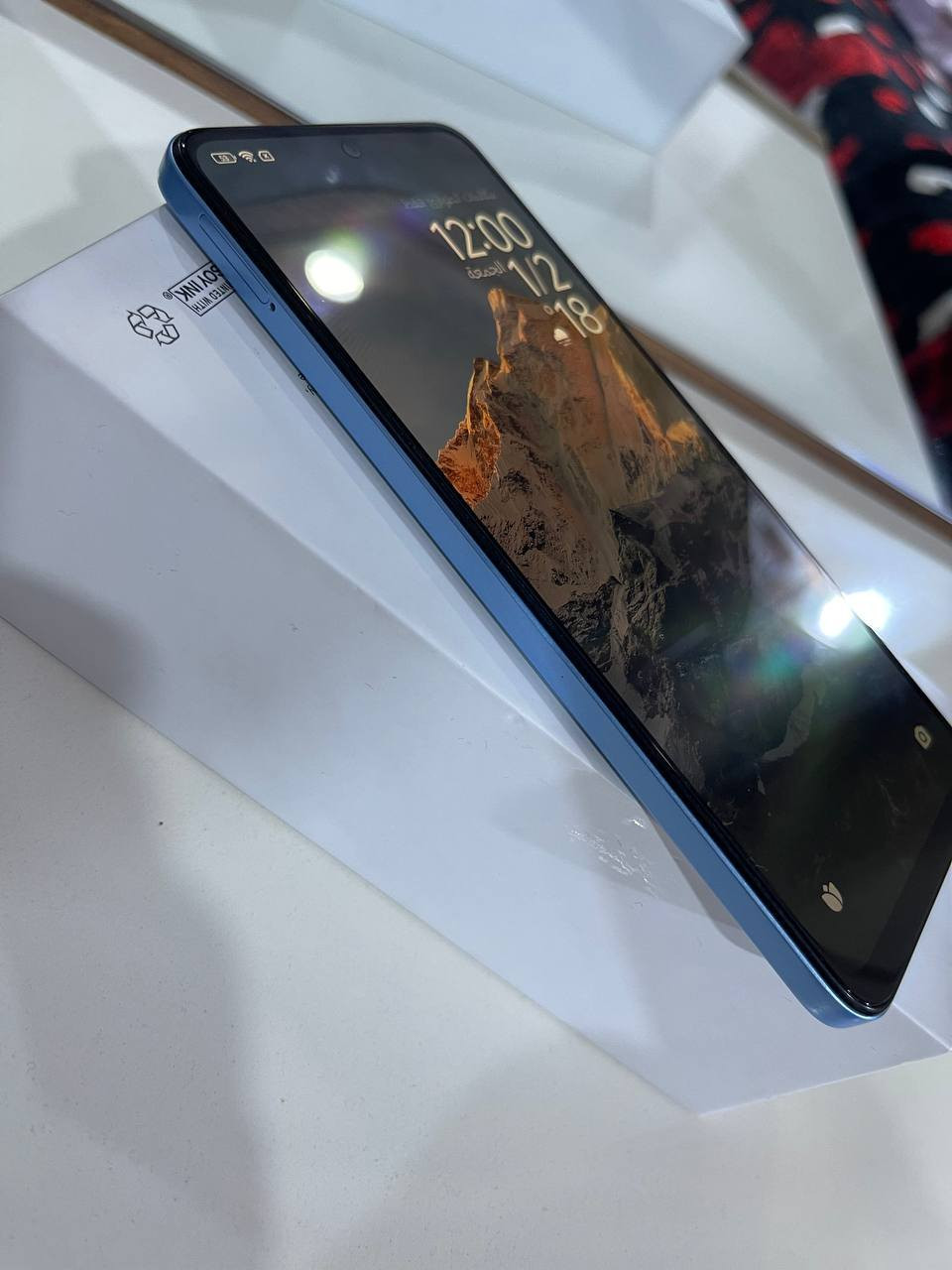 ريدمي نوت 12
ذاكرة 128 جهاز اخو الجديد 
بدون ملحقات (السعر 170)
العنوان البصرة القديمة 
***********
