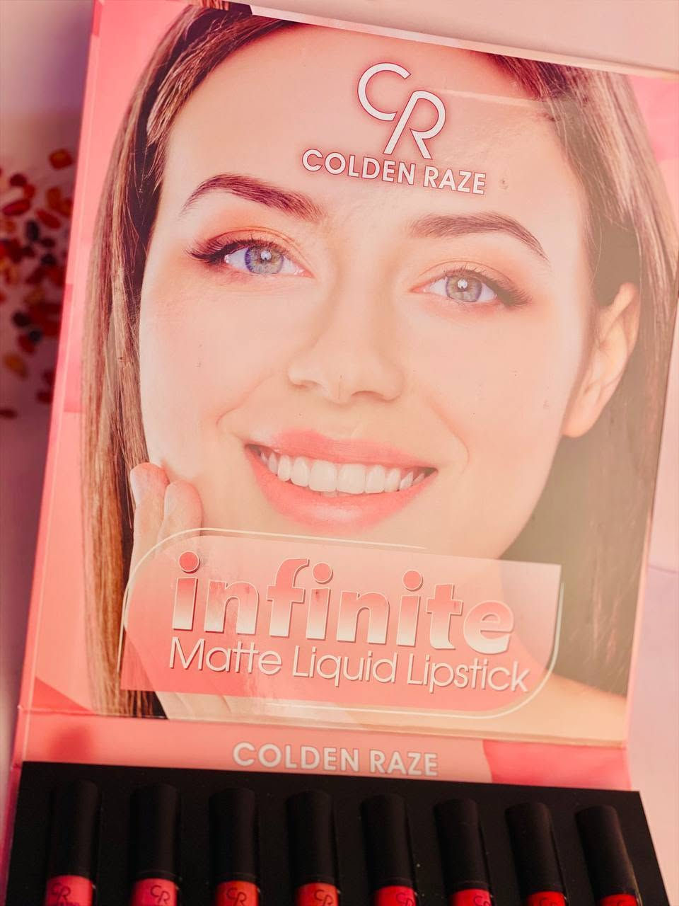 ✨ سيت حمر كولدن روز Infinite Matte Liquid Lipstick ✨💄
دللي إطلالتج بأجمل درجات الحمر من كولدن روز 💋💕
سيت متكامل يحتوي على 24 قطعة بدرجات متنوعة تناسب كل الأذواق والمناسبات 😍

🎨 الألوان تشمل:
🌸 نيود فاتح
🌷 وردي ناعم
💗 بينك كلاسيكي
💕 روزي أنيق
🍑 خوخي دافئ
🌺 فوشي حيوي
❤️ أحمر كلاسيكي
🔥 أحمر جريء
🍒 أحمر كرزي
🌹 درجات موف وردي مميزة

✅ ملمس مطفي مخملي
✅ ثبات عالي لساعات طويلة
✅ ألوان غنية ومميزة
✅ مناسب للاستخدام اليومي والمناسبات 

سعر السيت 20 الف

#اكسبلور


**إذا كنت صاحب هذا الإعلان وتريد حذفه لأي سبب، رجاءا أرسل رسالة إلى الدعم الفني**
