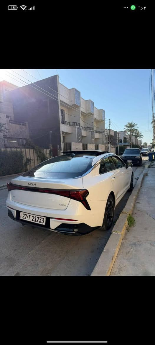 كيا K5 خليجي 2026 شركة NIM ضمان (5) سنوات  
محرك:.2500
كير 8سرعات 
ماشي:4،000 مغلفه ppf

فول فول مواصفات 1/1

مواصفات :.

بانوراما 
بصمة
خمس كاميرات دوارة
رادار بالمري
توقف ذاتي
سايد بريك كهرباء    
 (تشغيل عن بعد)
شاشة حجم كبير 
شاشة الكترونية 
كشن جلد 
كشنين كهرباء (سائق و سكن)
كشن خزن 
كشن تدفئه و تبريد (حار و بارد)
داخل مشمشي  
ويل كروم
حساسات جانبيه 
تبريد قطعتين 
صندوك كهرباء 
درايف مود 
تحكم و تعديل سرعة
اتو هولد
صاير بيها طخة بسيطة موضحة بالصور
السعر:267
رقم الهاتف  ***********
