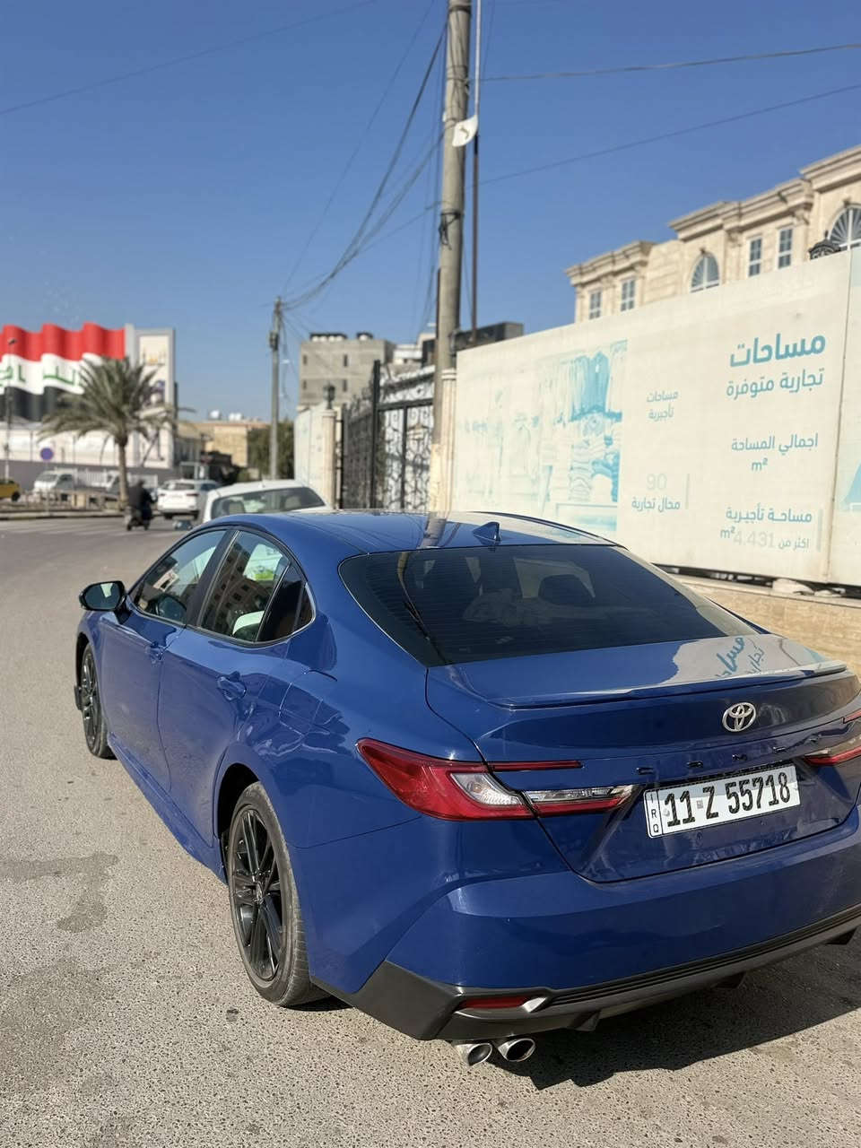 🚗 كامري 2025 للبيع — وارد أمريكي / رقم بغداد باسمي
• الموديل: Toyota  Camry 2025

• الفئة: se وارد أمريكي

• المسافة المقطوعة: (20)الاف 

• اللون: ازرق

• الحالة: مبدل باب وغلاف الجاملغ الخلفي 

• الملاحظات: حادث جانبي 5 قطع صبغ بدون شاصي 
بدون ايرباك

• الموقع: بغداد /شارع فلسطين 

• السعر: 205 ورقة 

📞 للاستفسار: ***********
