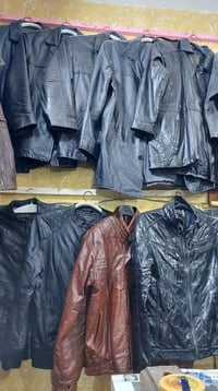 كوت انوار الصدر • قماصل جلدية • صبغ وتصليح