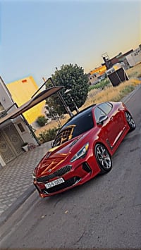 كيا ستينجر • ستينجر GT2 • كيا 2018 • ستينجر احمر • ستينجر بانوراما • س...